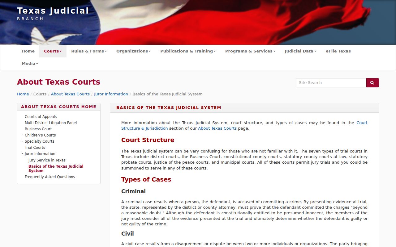 Blanco County arrest warrant context: Texas court hierarchy and jurisdiction